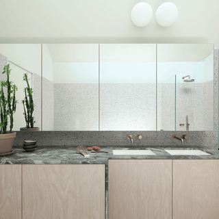 SPHERE LAMP BLACK BASE 300mm - DYKE & DEAN
