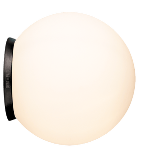 SPHERE LAMP BLACK BASE 300mm - DYKE & DEAN