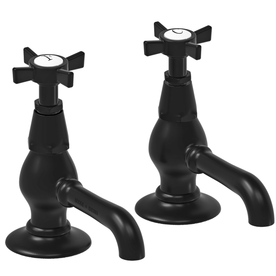 SURFACE MOUNTED TWIN CROSS TAPS - DYKE & DEAN