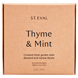 THYME & MINT TEALIGHT CANDLES - DYKE & DEAN