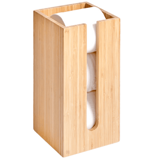 TOILET ROLL BOX IN BAMBOO - DYKE & DEAN