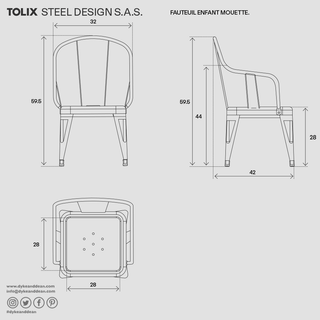 TOLIX MOUETTE KIDS CHAIR - DYKE & DEAN