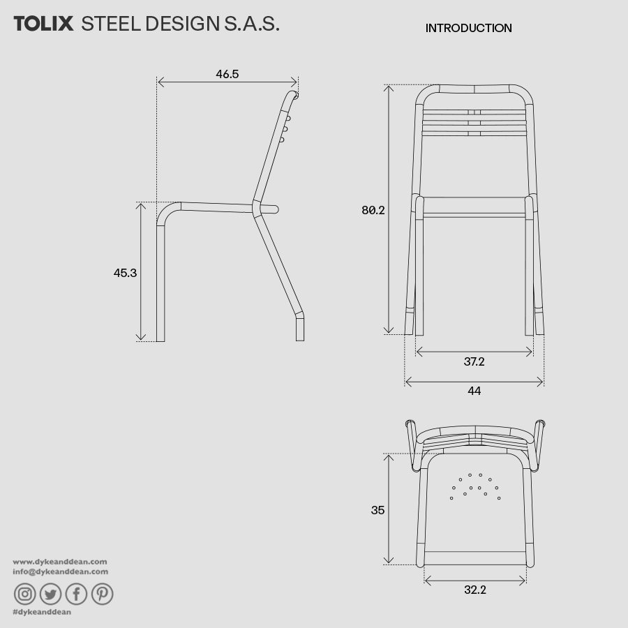 TOLIX UD CHAIR - DYKE & DEAN