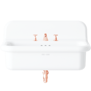 TRUE LITE CERAMIC MOUNTED MEDIUM SINK - DYKE & DEAN