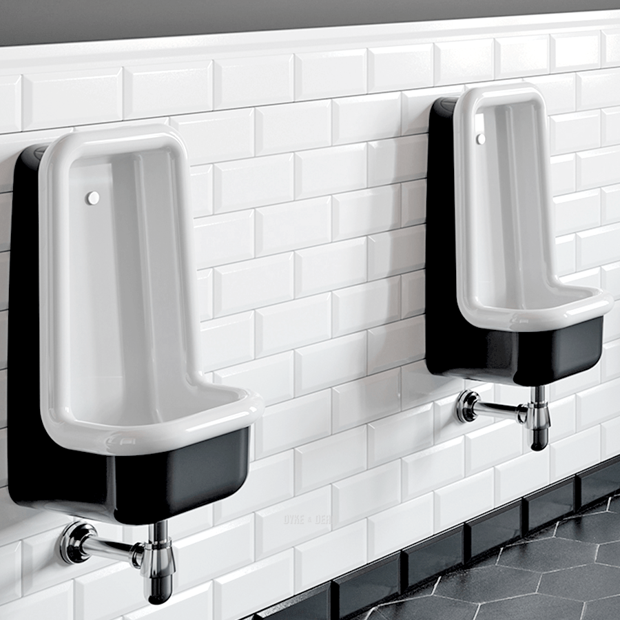 TRUE LITE CERAMIC URINAL WHITE - DYKE & DEAN