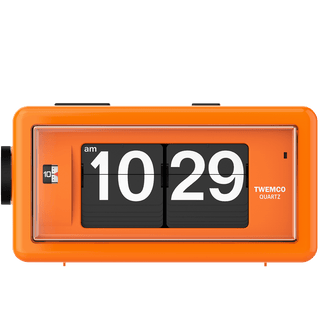 TWEMCO ALARM FLIP CLOCK AL-30 ORANGE - DYKE & DEAN