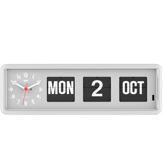 TWEMCO CALENDAR FLIP CLOCK BQ-38 GREY - DYKE & DEAN