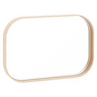 WIREWORKS OAK OUTLOOK 40 RECTANGULAR WALL MIRROR - DYKE & DEAN