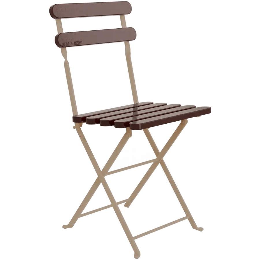 ADICO 403 FOLDING CHAIR MAHOGANY - DYKE & DEAN