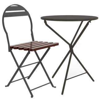 ADICO 404 FOLDING CHAIR MAHOGANY - DYKE & DEAN