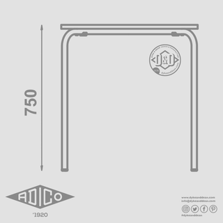 ADICO 5028 TABLE ROUND - DYKE & DEAN