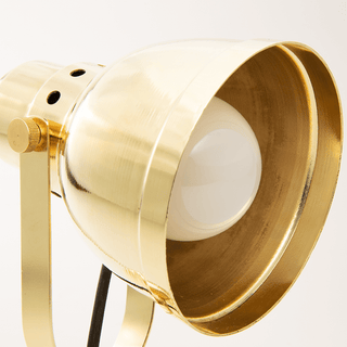 BAUHAUS WALL LAMP SMALL BRASS - DYKE & DEAN