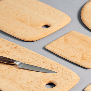 BIRDS EYE MAPLE BREADBOARD 10" X 23" - DYKE & DEAN