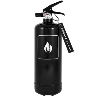 BLACK 2KG CLASSIC FIRE EXTINGUISHER - DYKE & DEAN