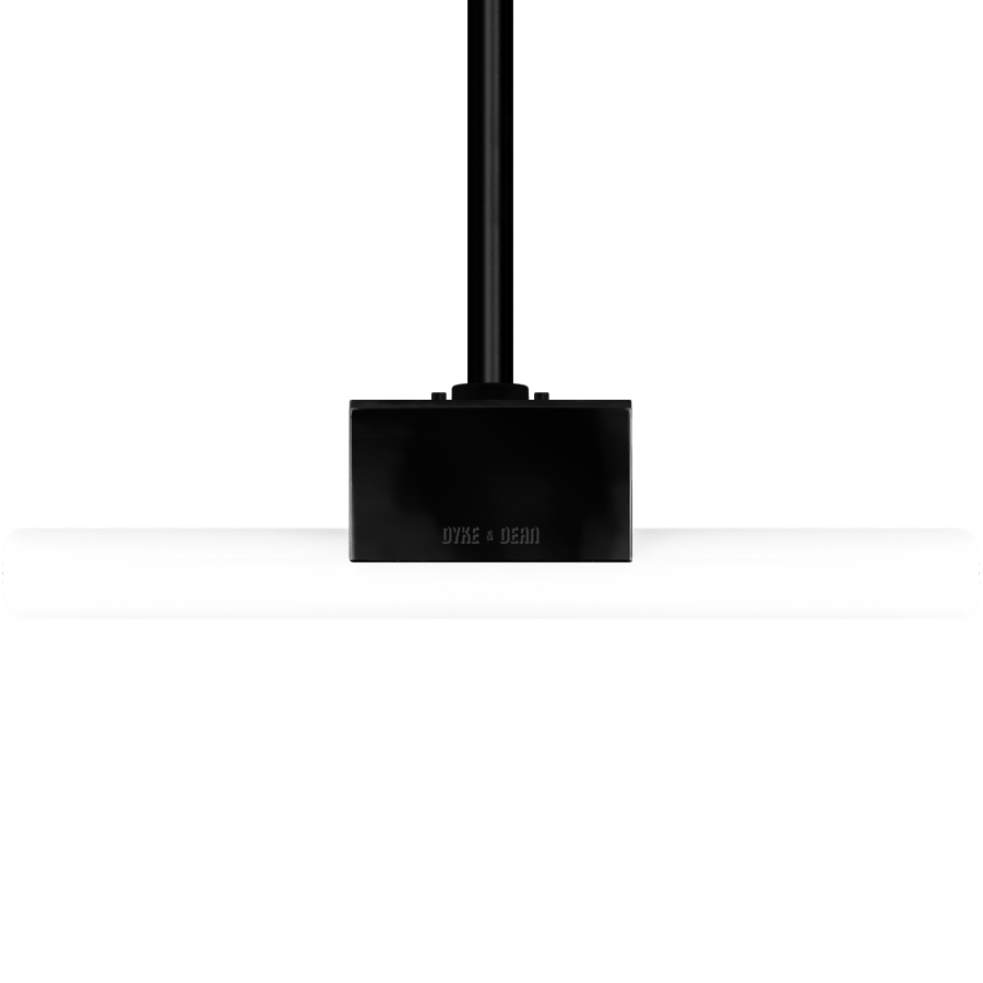 BLACK PEG TUBE PENDANT FIXED CONDUIT - DYKE & DEAN