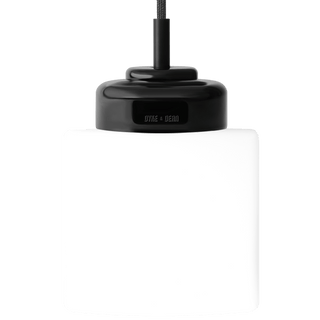 BLACK PORCELAIN CERAMIC PENDANT - OTHER LIGHTS - DYKE & DEAN  - Homewares | Lighting | Modern Home Furnishings