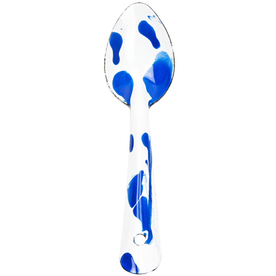 BLUE & WHITE SLIP ENAMELWARE SMALL SPOON - KITCHENWARE - DYKE & DEAN  - Homewares | Lighting | Modern Home Furnishings