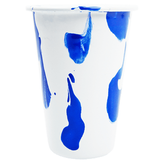 BLUE & WHITE SLIP ENAMELWARE TUMBLER - KITCHENWARE - DYKE & DEAN  - Homewares | Lighting | Modern Home Furnishings