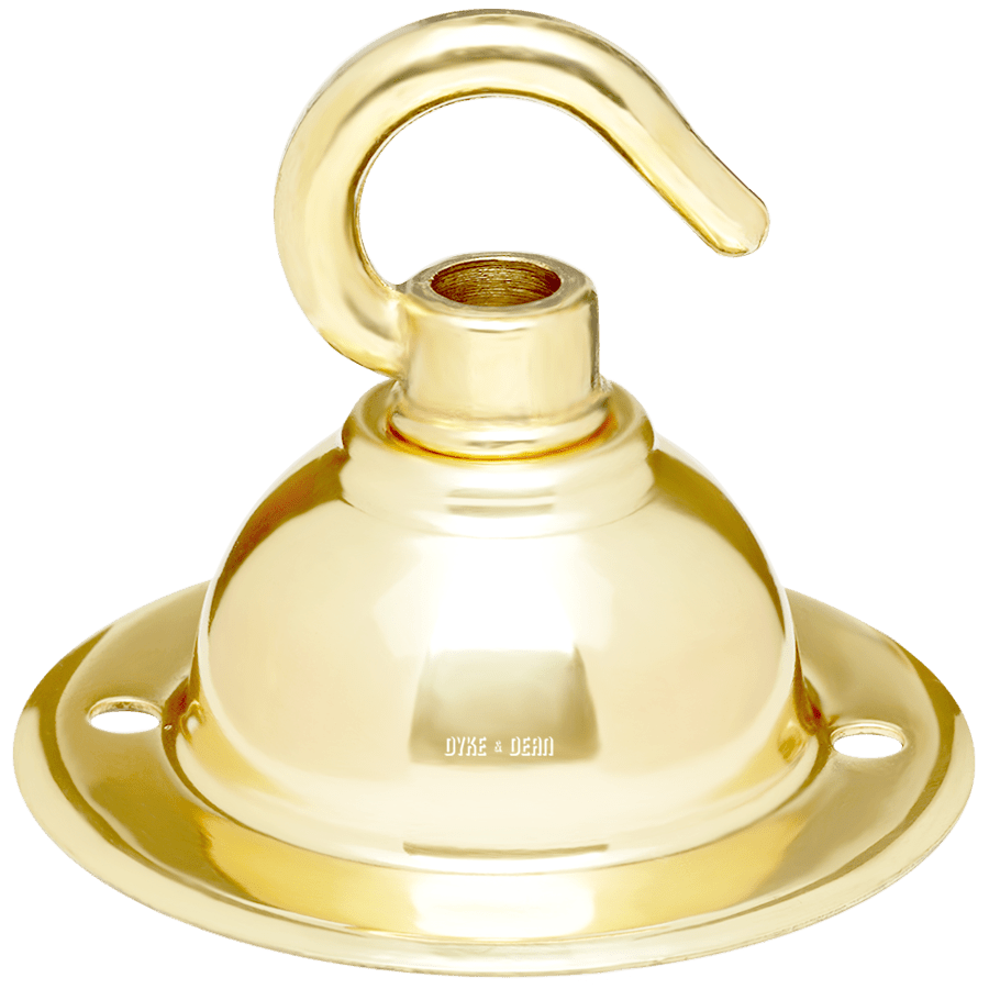 BRASS CEILING HOOK - DYKE & DEAN