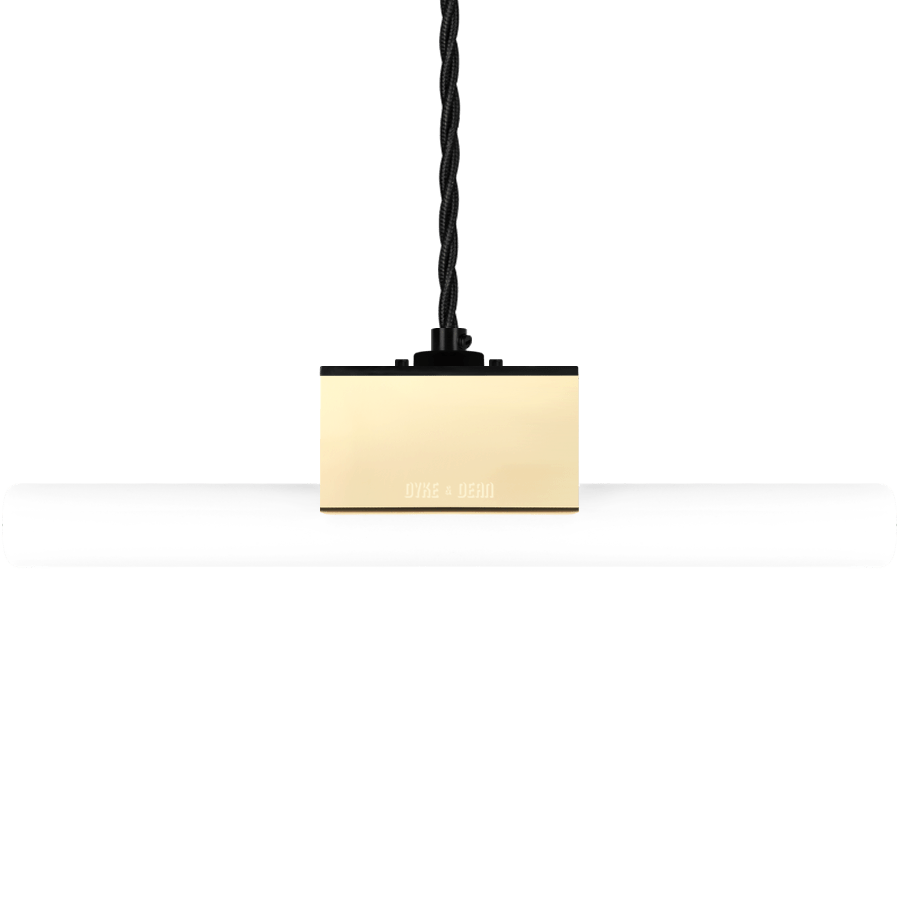 BRASS PEG TUBE PENDANT - DYKE & DEAN