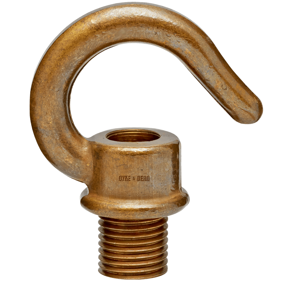 BRONZE EFFECT BULB HOLDER HOOK M10 - DYKE & DEAN