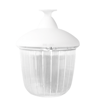 CAST LANTERN WHITE RIBBED CASE FIXED - DYKE & DEAN