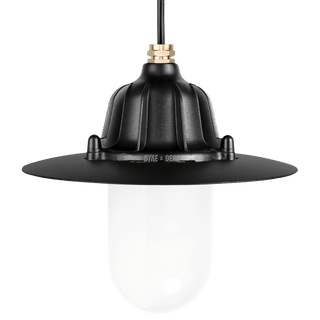 CAST SHADE LANTERN BLACK FROSTED - DYKE & DEAN