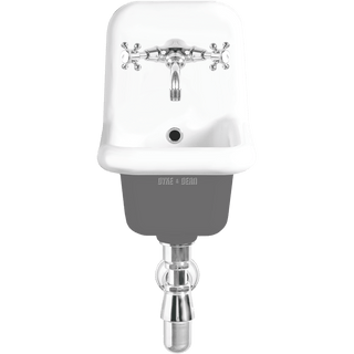 CERAMIC MOUNTED NARROW SINK - DYKE & DEAN