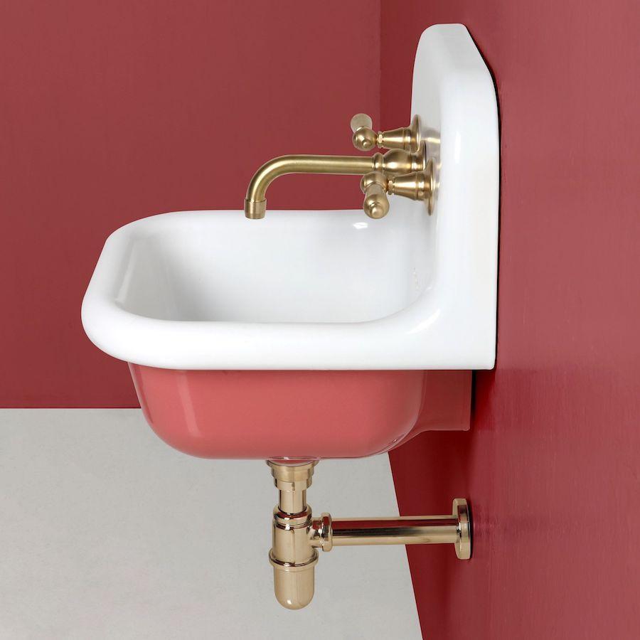 CERAMIC MOUNTED SMALL SINK - DYKE & DEAN