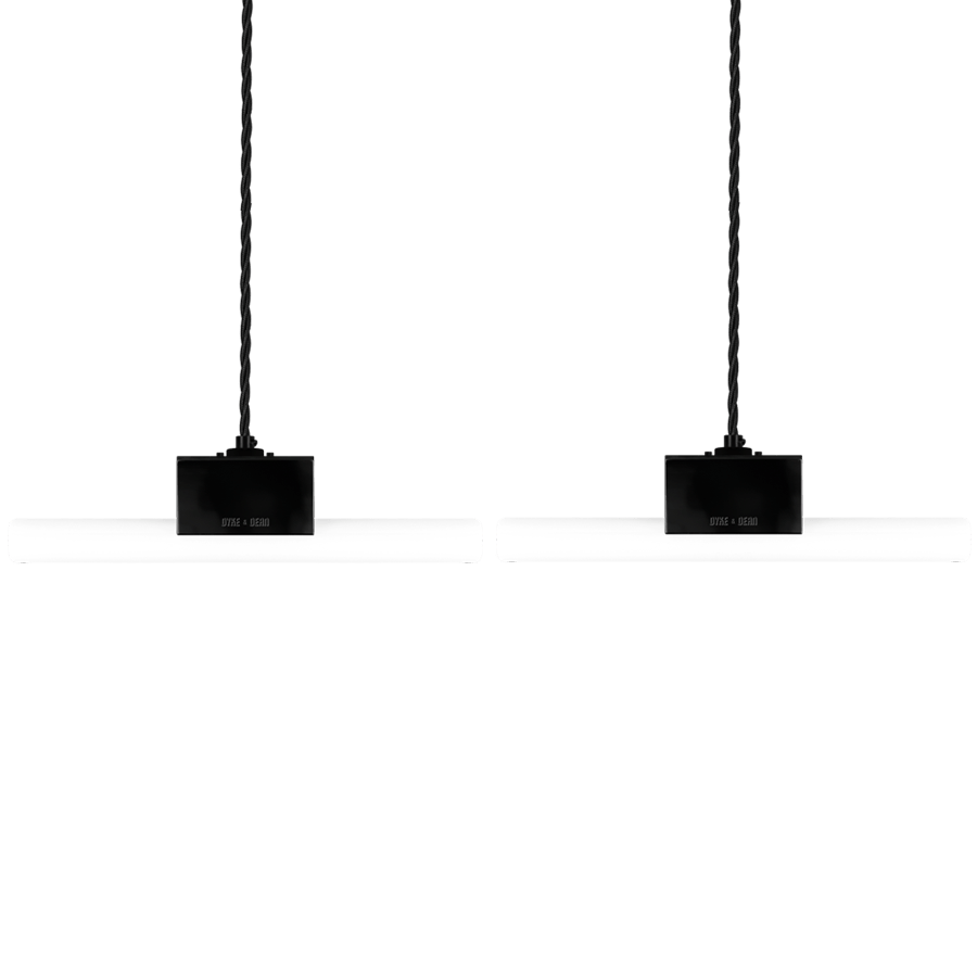 CHROME PEG TUBE PENDANT - DYKE & DEAN