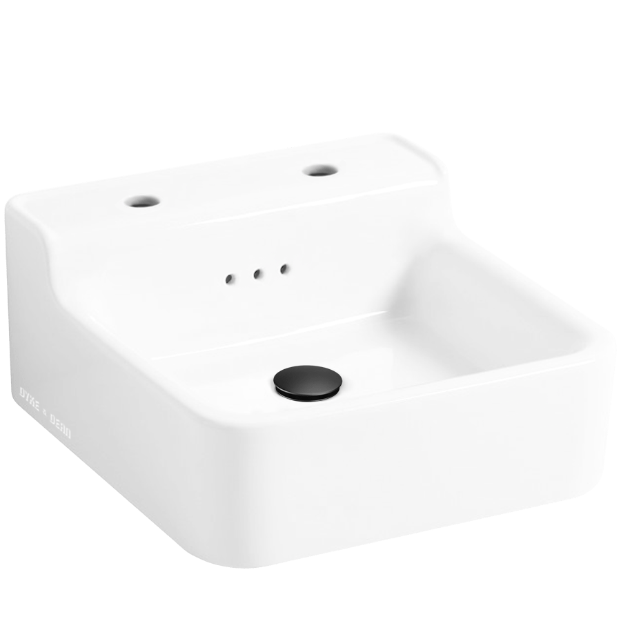 CLASSIC CERAMIC WALL & COUNTER SINK SMALL - DYKE & DEAN