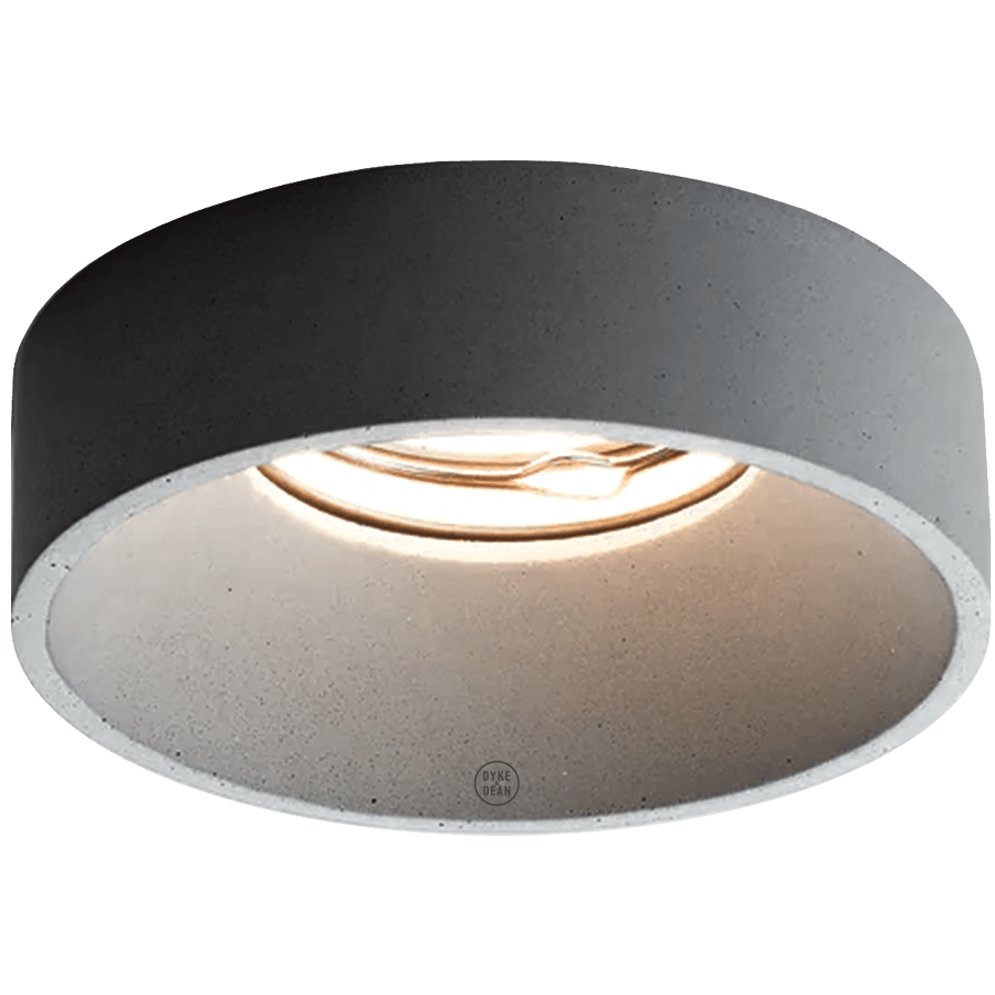 CONCRETE CEILING MOUNTED SPOT LIGHT - DYKE & DEAN