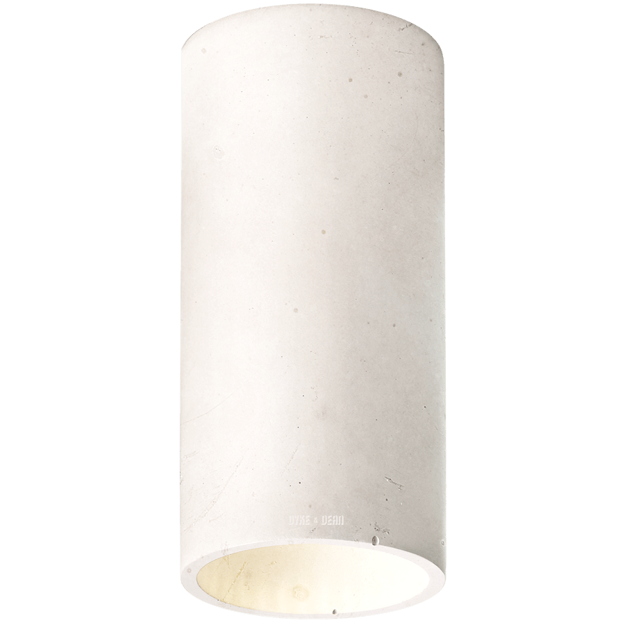 CONCRETE CYLINDER CEILING DOVE GREY - DYKE & DEAN