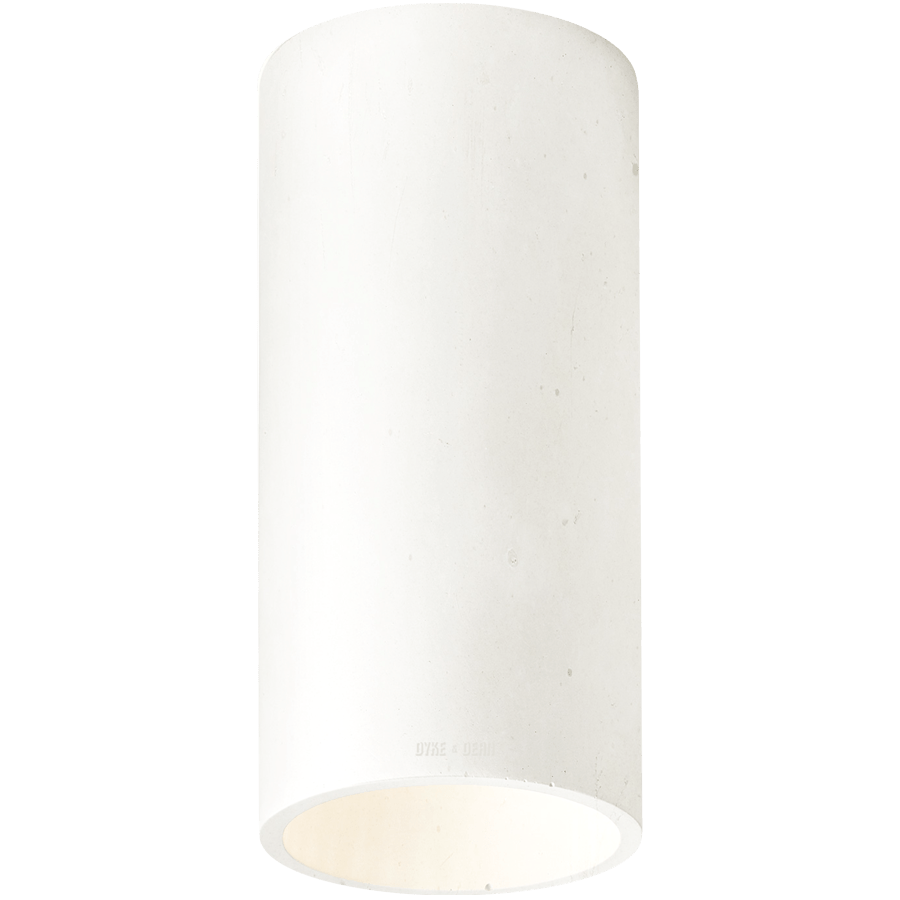 CONCRETE CYLINDER CEILING IVORY - DYKE & DEAN