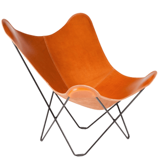 CUERO BUTTERFLY CHAIR POLO LEATHER - DYKE & DEAN