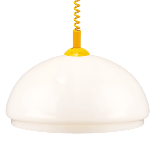 DOME OPALINE RETRACTABLE CORD LIGHT SMALL - DYKE & DEAN