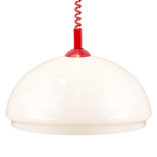 DOME OPALINE RETRACTABLE CORD LIGHT SMALL - DYKE & DEAN