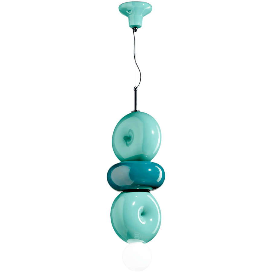 DONUT CERAMIC STACKED PENDANT LAMP - DYKE & DEAN