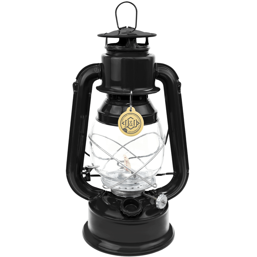 DYKE & DEAN HURRICANE LANTERN BLACK - DYKE & DEAN