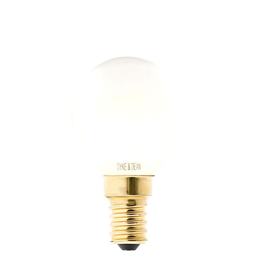 DYKE & DEAN LED GOLF BALL OPAL E14 BULB - DYKE & DEAN