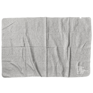 FELTED RECYCLED GREY BLANKET - DYKE & DEAN