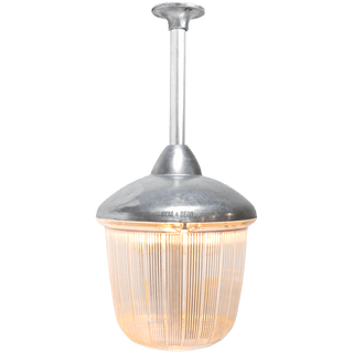 FIXED CEILING CAST LANTERN FROSTED - DYKE & DEAN