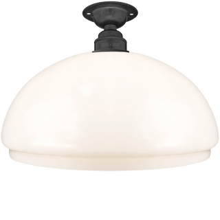 FIXED OPAL DOME GLASS SHADE MEDIUM - DYKE & DEAN