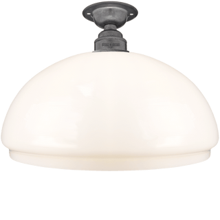 FIXED OPAL DOME GLASS SHADE MEDIUM - DYKE & DEAN