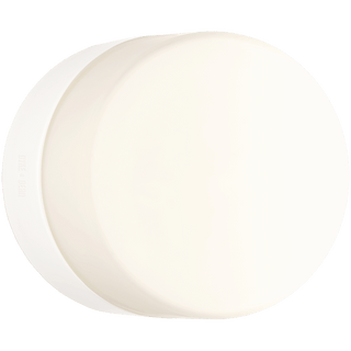 FLAT WHITE PORCELAIN WALL LIGHT IP54 - DYKE & DEAN