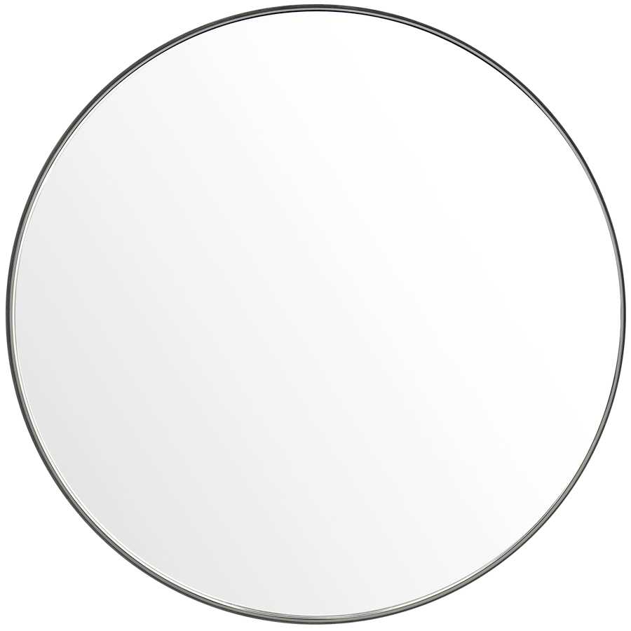 GLANCE 660 WALL MIRROR DARK OAK - DYKE & DEAN