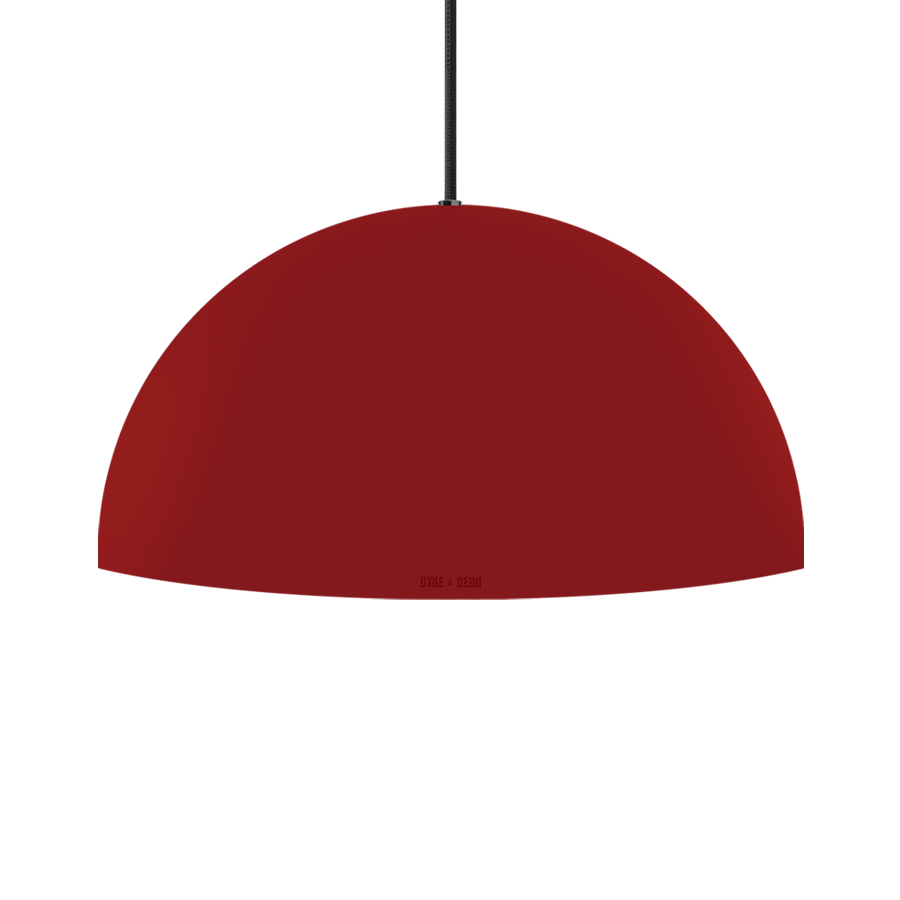 HEMISPHERE DOME PENDANT LIGHT BESPOKE COLOUR 300MM - DYKE & DEAN