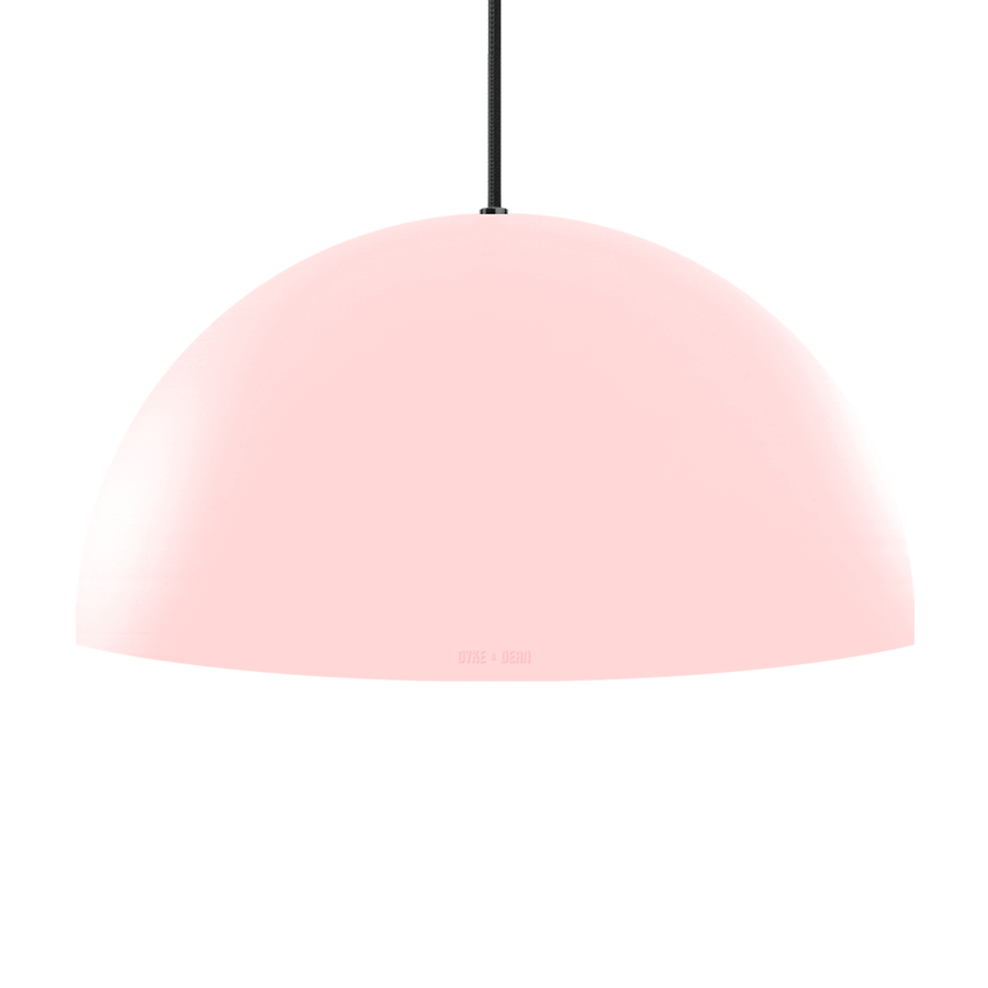 HEMISPHERE DOME PENDANT LIGHT BESPOKE COLOUR 400MM - DYKE & DEAN