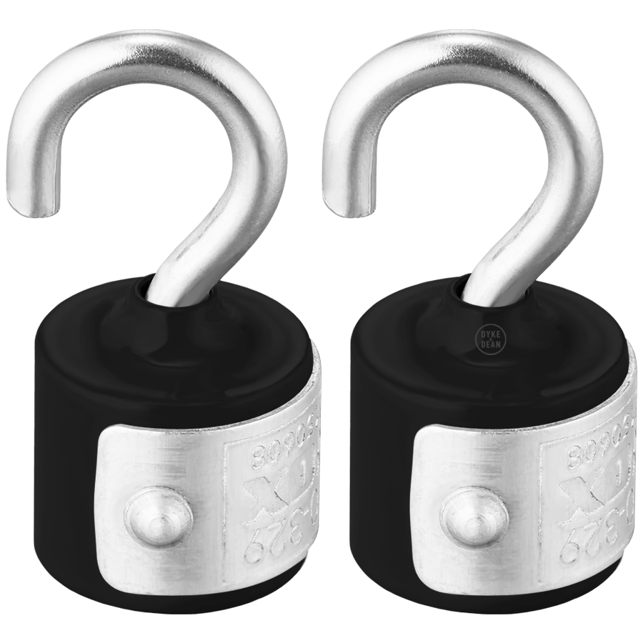 MAGNETIC HOOKS BLACK - DYKE & DEAN