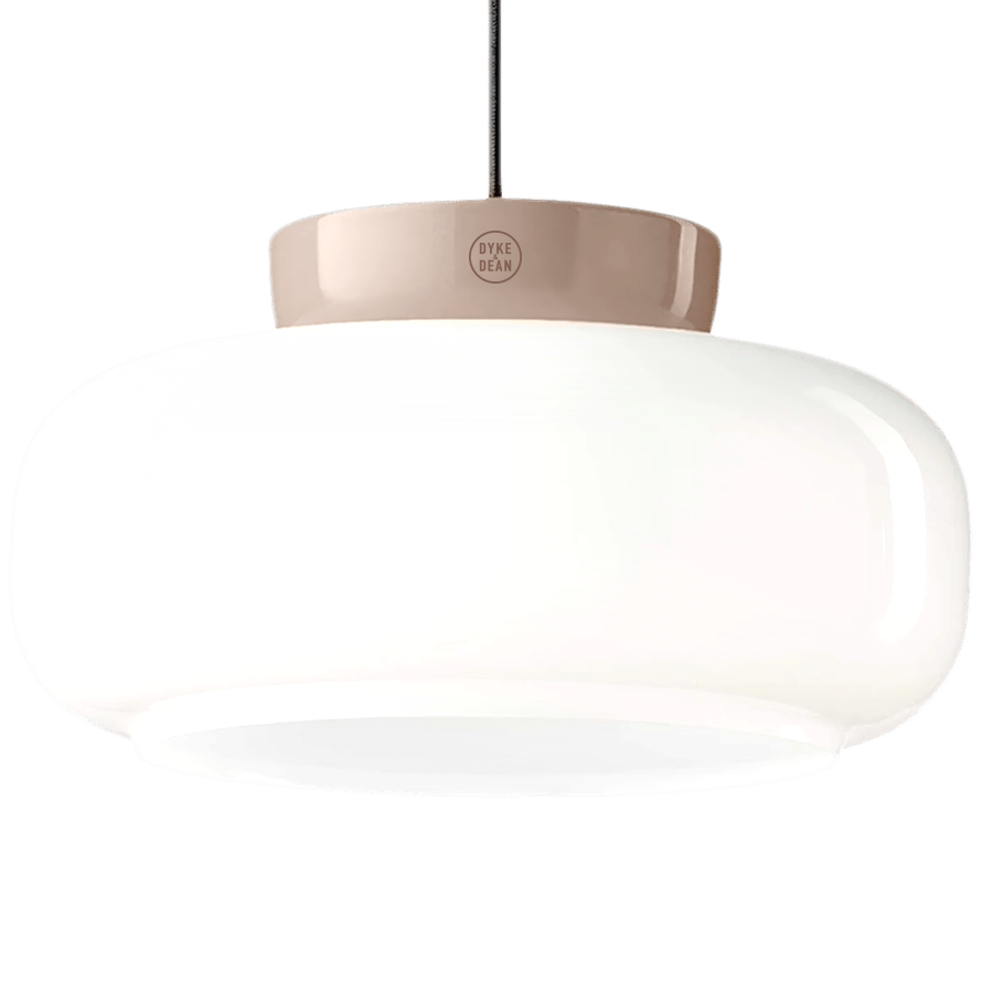 MARACANÀ CERAMIC GLASS PENDANT SHADE LAMP - DYKE & DEAN